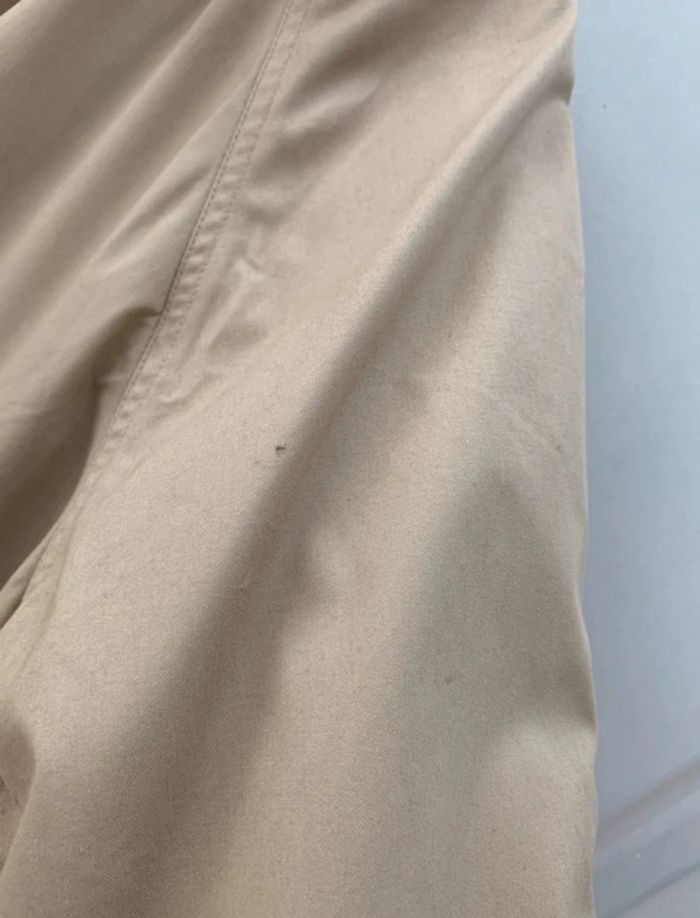 Ancien trench trench-coat Lafayette collection - beige velours sur les manches - photo numéro 9