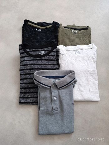 Lot de 5 t-shirts manches longues taille 9-10 ans