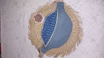 banane adulte velours bleu