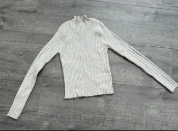 Pull beige chiné Zara fille 9/10 ans
