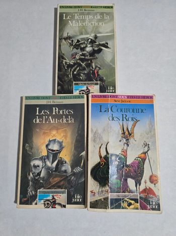 Lot de 3 livres ldvelh "le livre dont vous êtes le héros"