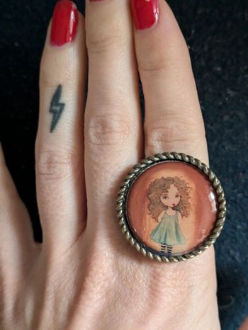 Bague rétro petite fille