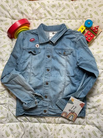 veste en jean bleu 12 ans grain de blé