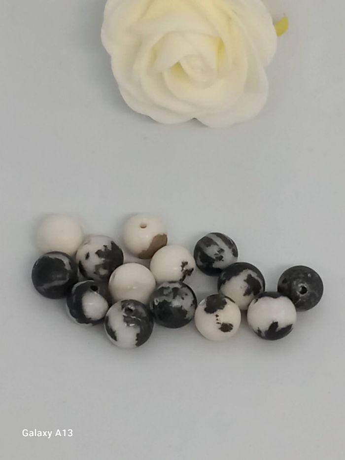 Lot de perles en pierre naturelle