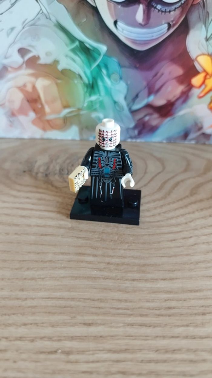Figurine Pinhead Hellraiser type lego figure brique neuf new Horror Horreur goodies