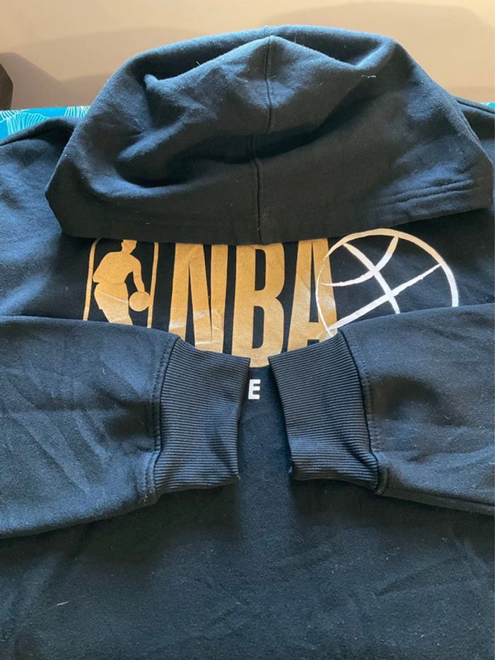 Sweat à capuche pour homme NBA noir taille L 175 - photo numéro 4