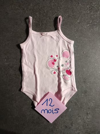 Body bretelles souris 74cm