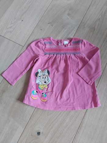 Tee-shirt manches longues fille Disney Minnie 18 mois (78)