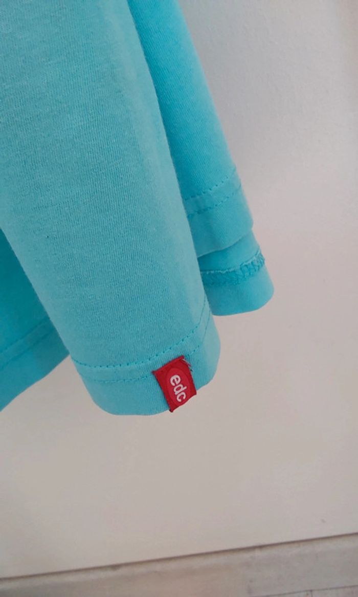 Robe bustier turquoise bretelles amovibles T 36 Edc Esprit - photo numéro 9