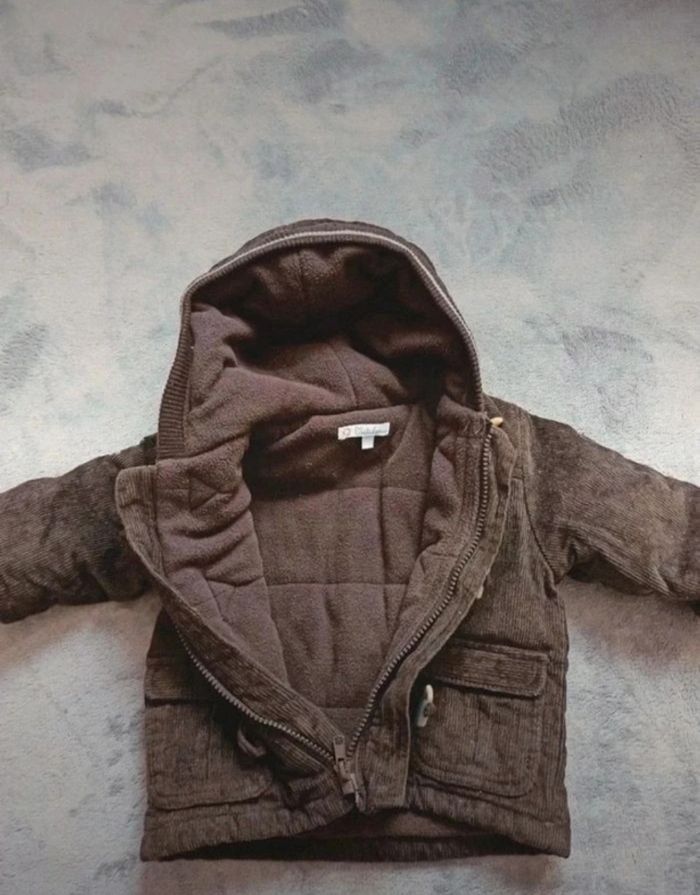 Manteau côtelé chaud 6 mois - photo numéro 3