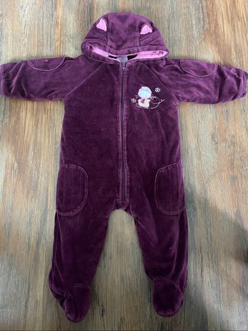 Combinaison pilote violette
