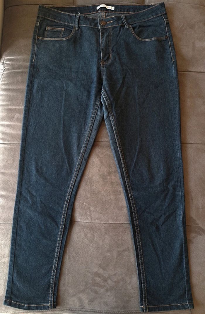 Jean bleu femme