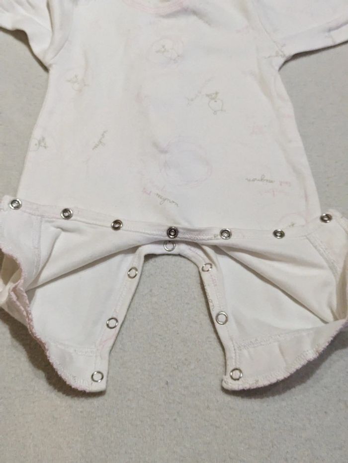 Combinaison sucre d'orge bébé fille 1 mois - photo numéro 3