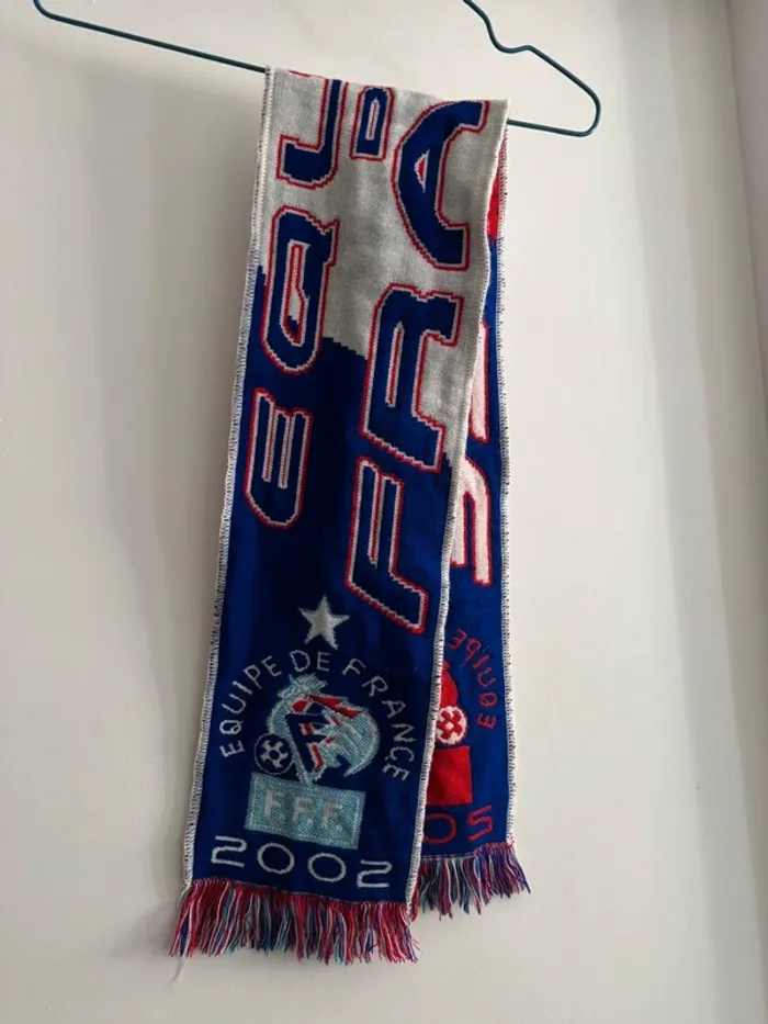 Écharpe vintage Équipe de France FFF 2002