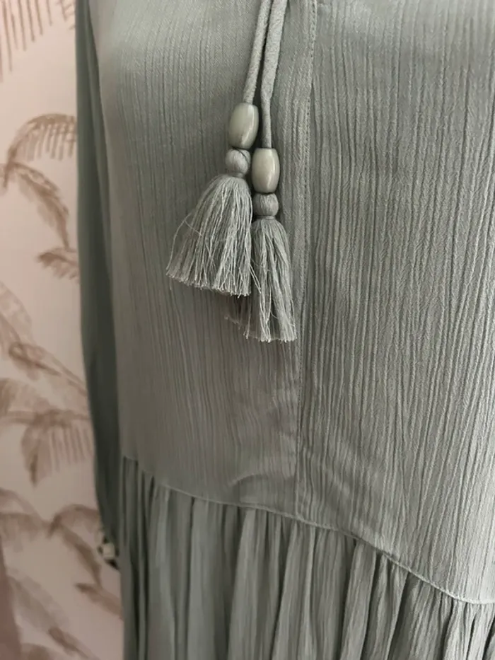 Robe sauge poudrée - photo numéro 9