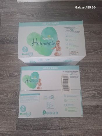 Couche pampers harmonie T2