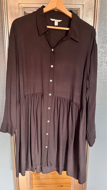 Tunique chemise femme noire H&M taille 40