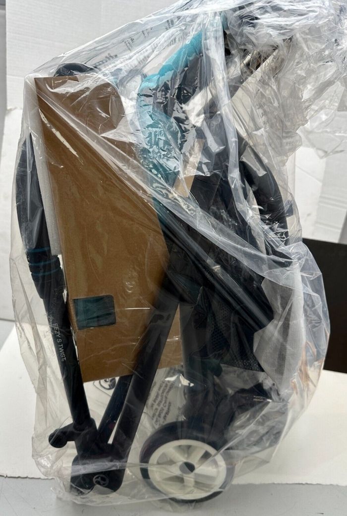 Poussette bébé Cybex Gold Eezy S Twist2 River Turquoise 360 degrés 6 mois à 4 ans 55 lb. - photo numéro 3