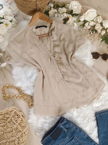 Jolie haut beige Zara taille M