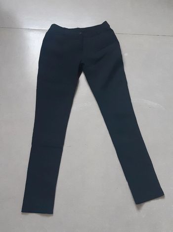 Pantalon bleu nuit à motifs t.34(xs)