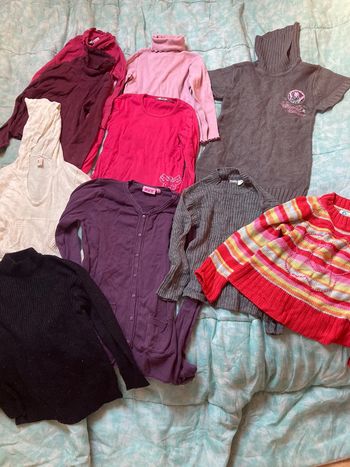 Lot de 10 habits fille 6 ans hiver