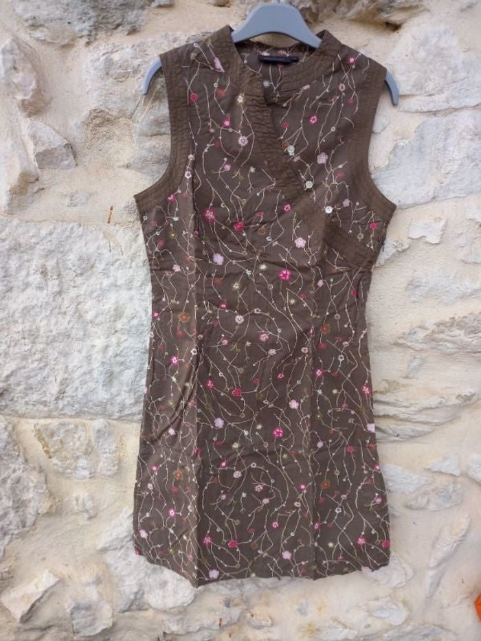 Robe tunique à fleurs
