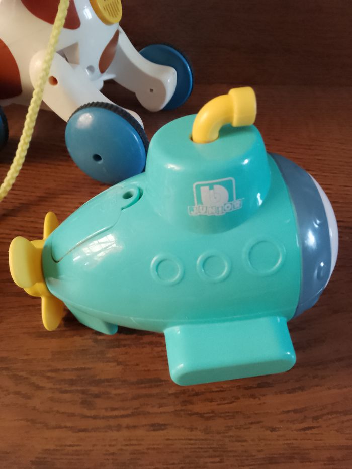 lot jouets d'éveil cubes chien à tirer hochets ect - photo numéro 8