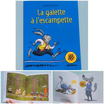 Livre couverture souple, l'école des loisirs 🐇 La Galette à l'escampette 🫓 6-8 ans (41)