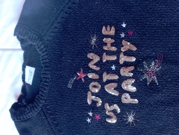 tape à l'oeil - pull enfant unisexe de couleur noire - photo numéro 2