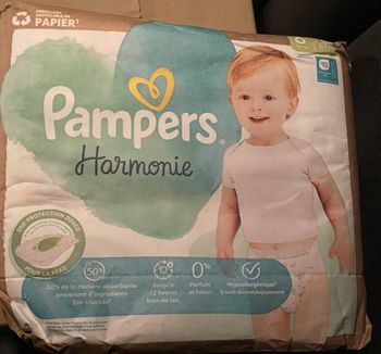 Couches Pampers Harmonie taille 6