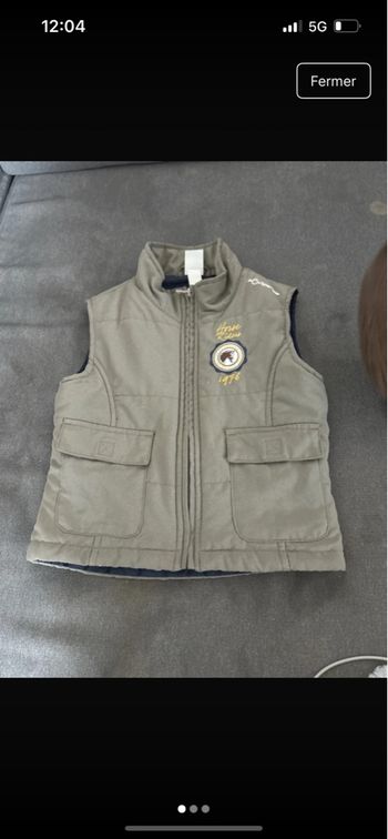 Gilet sans manches 4ans