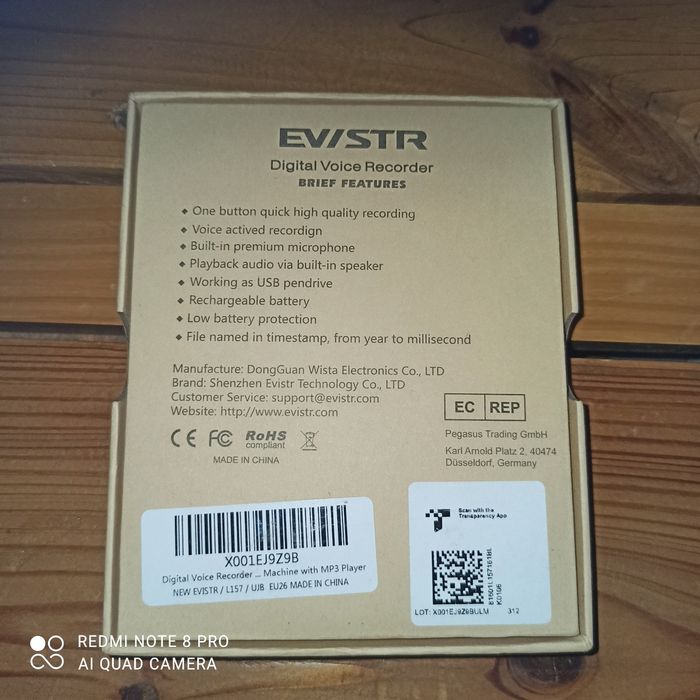 Dictaphone EVISTR - photo numéro 3