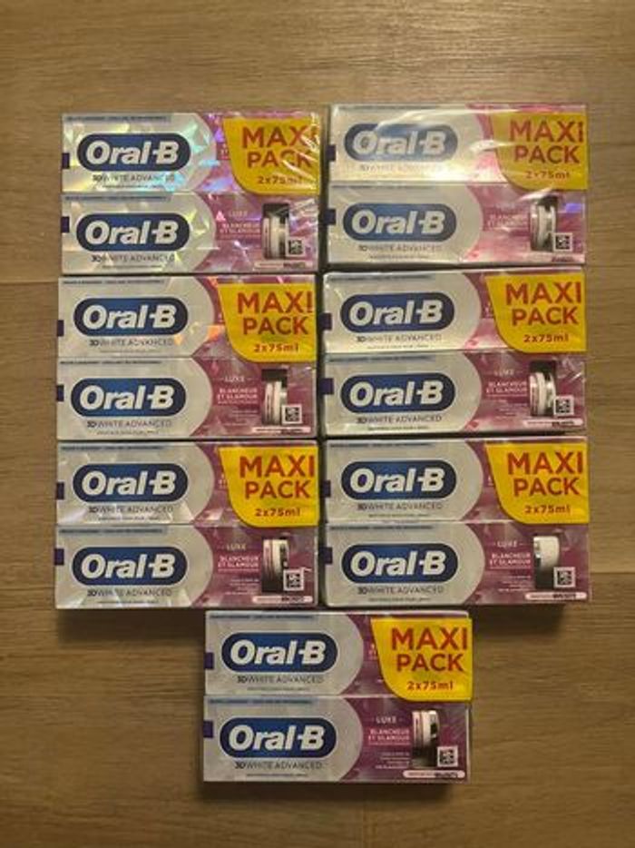Dentifrice Oral B 3D White Luxe (14 tubes)