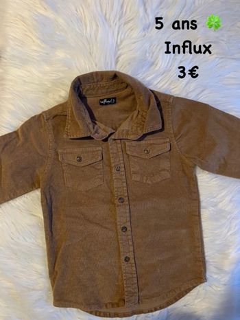 Chemise 🍀 5 ans 🍀 Influx
