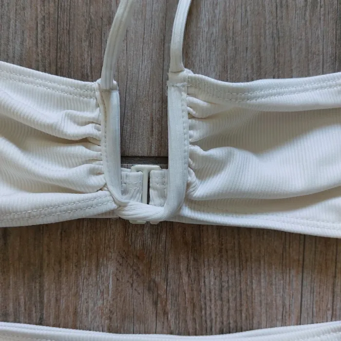 Maillot de bain 2 pièces primark blanc taille 40 - photo numéro 3