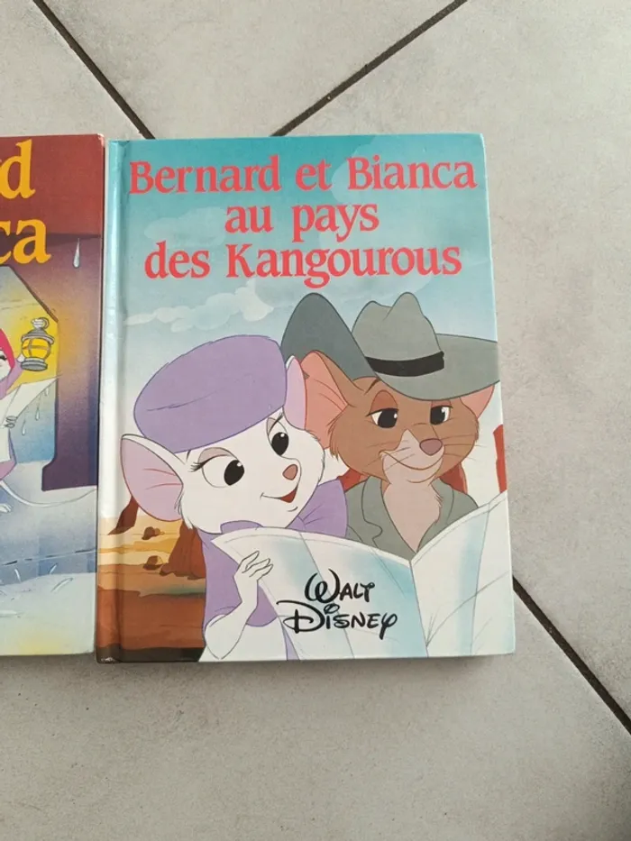 Lot de 2 livres Disney Bernard et Bianca - photo numéro 3