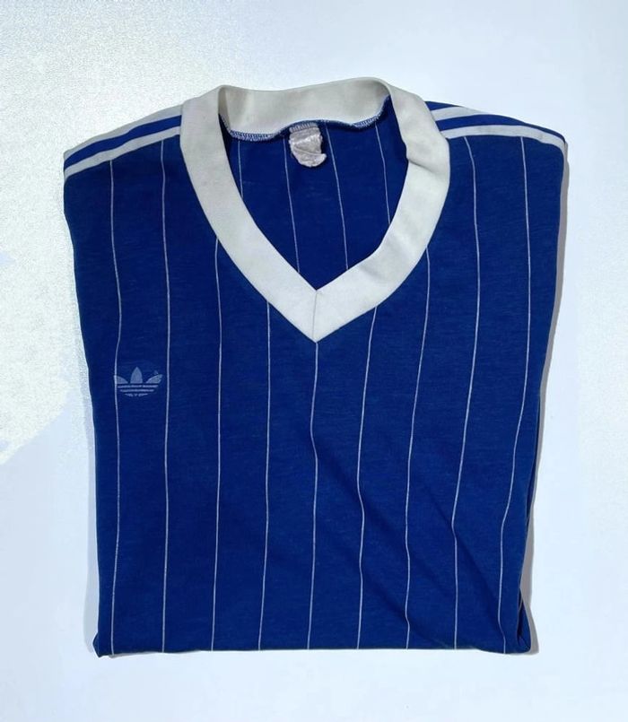 Maillot de football Adidas vintage années 80 - photo numéro 8