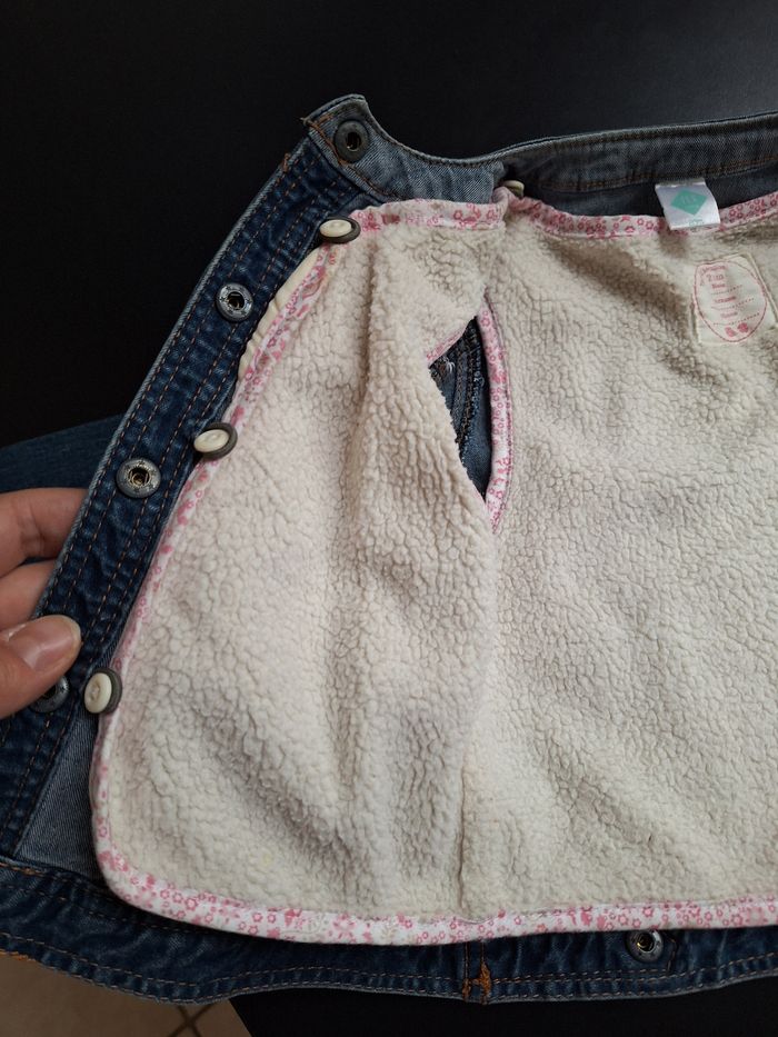 Veste en jean avec gilet - photo numéro 4