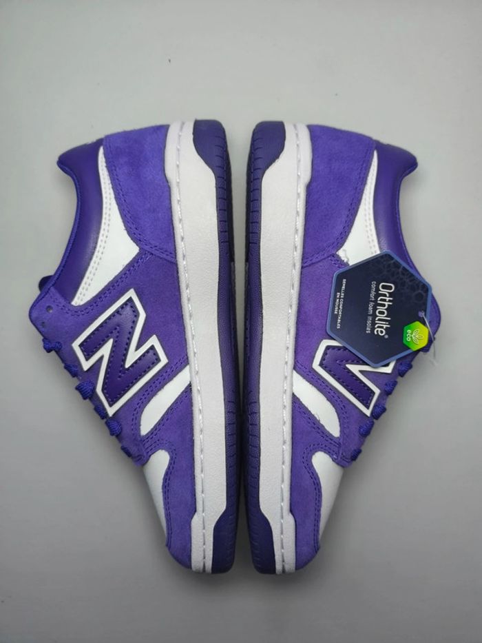 Baskets New Balance 480 violette pointure 39.5 neuves avec boîte - photo numéro 3