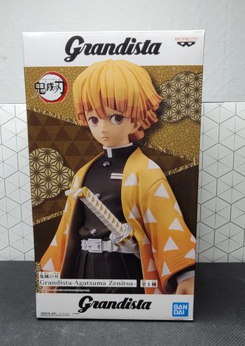 Figurine Demon Slayer Kimetsu No Yaiba Agatsuma Zenitsu Grandista Banpresto Bandai