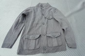 Gilet gris 10 ans