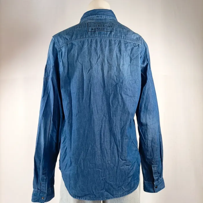 Chemise à manches longues jeans - IKKS - M A1252 - photo numéro 4