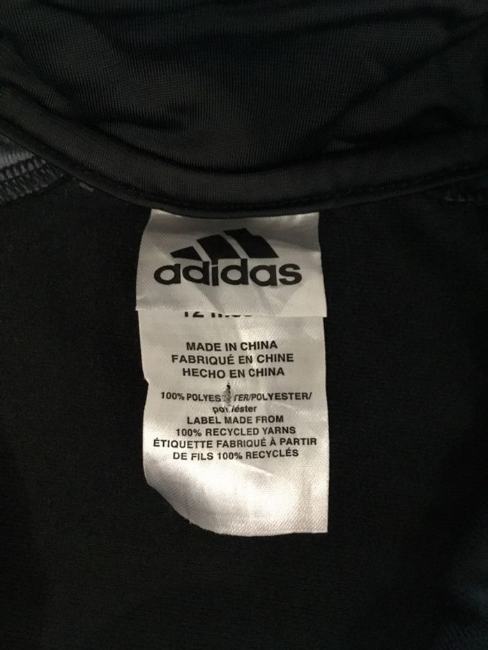 Veste de survêtement pour enfant Adidas noire taille 12mois 032 - photo numéro 7