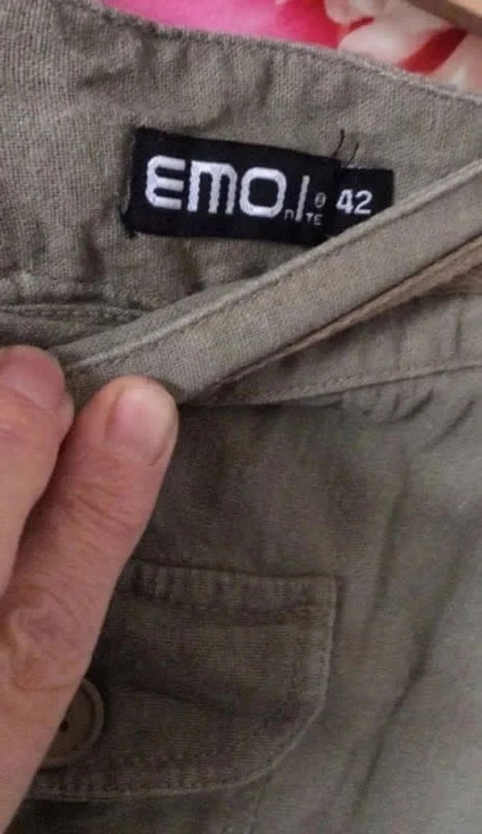 Jupe évasée en lin - photo numéro 3