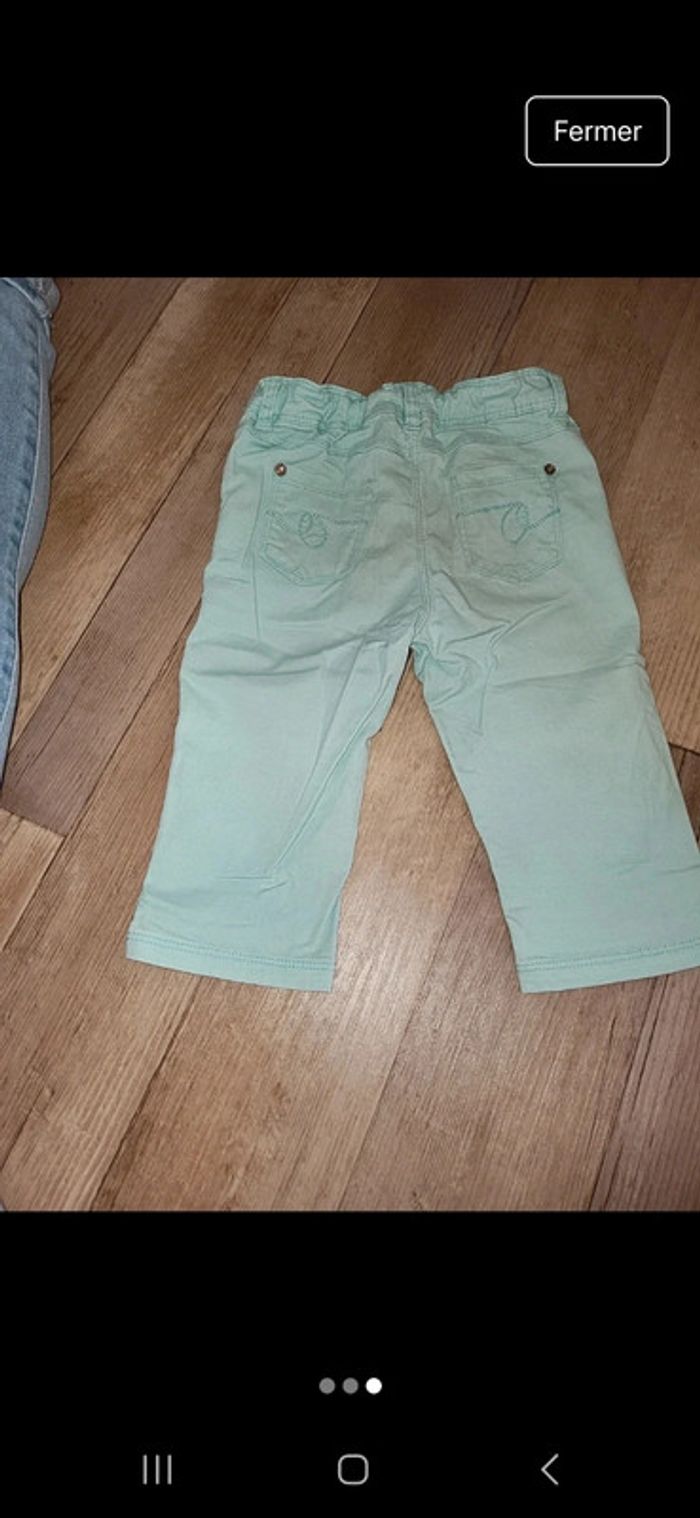 Pantacourt bleu - photo numéro 3