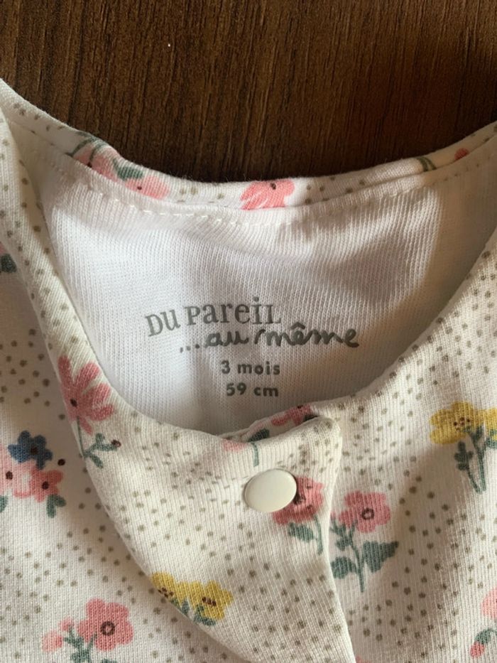 Robe et bonnet du Pareil au Même 3 mois - photo numéro 2