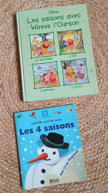 Lot de 2 livres éducatifs sur les saisons