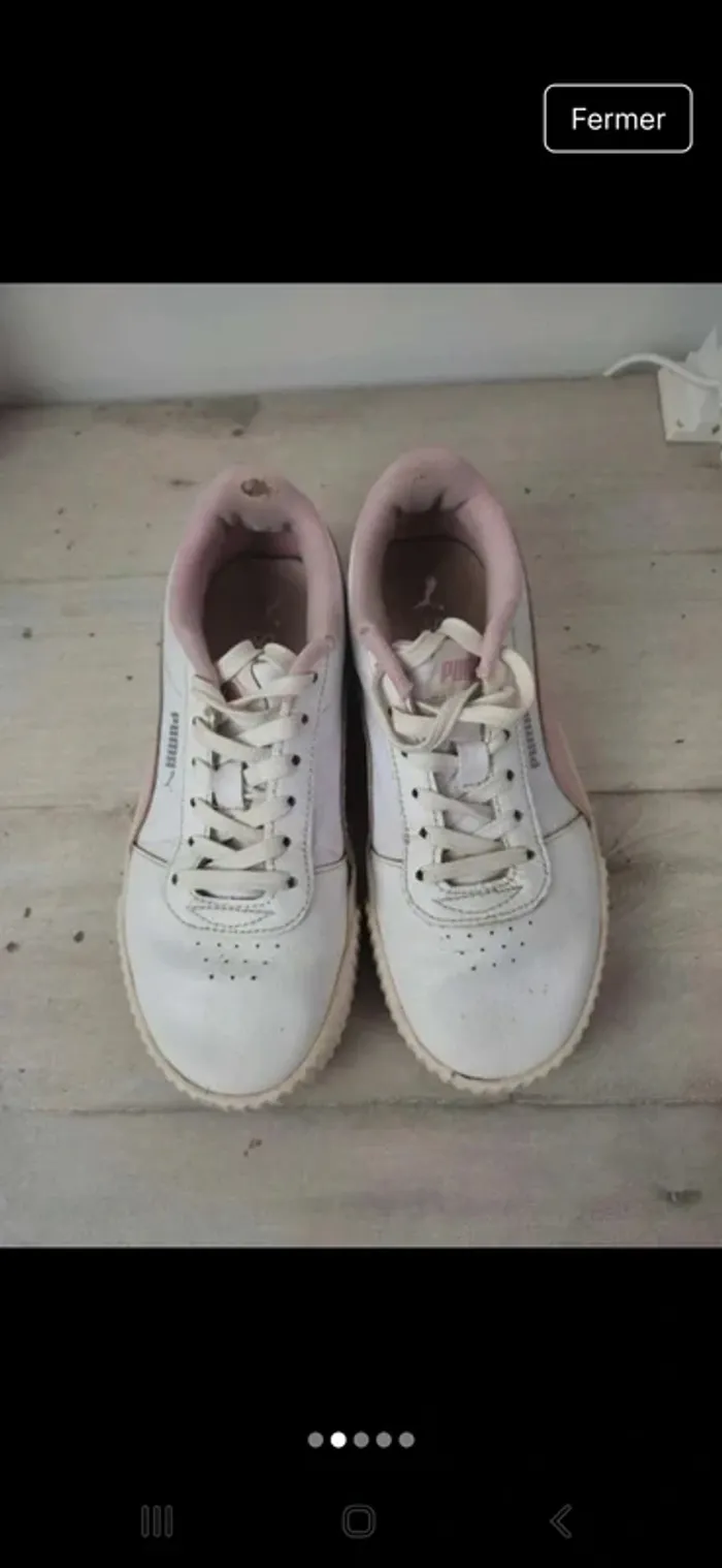 Baskets Fille Puma 36 - photo numéro 2