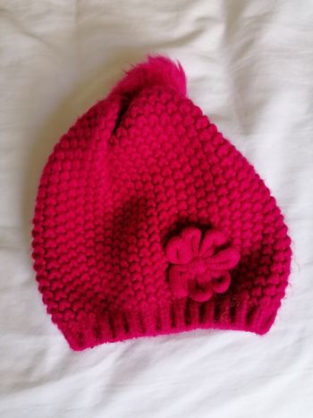 Bonnet rose fuschia Orchestra fille 3/5 ans #espanolitinafille3ans #espanolitinafille4ans