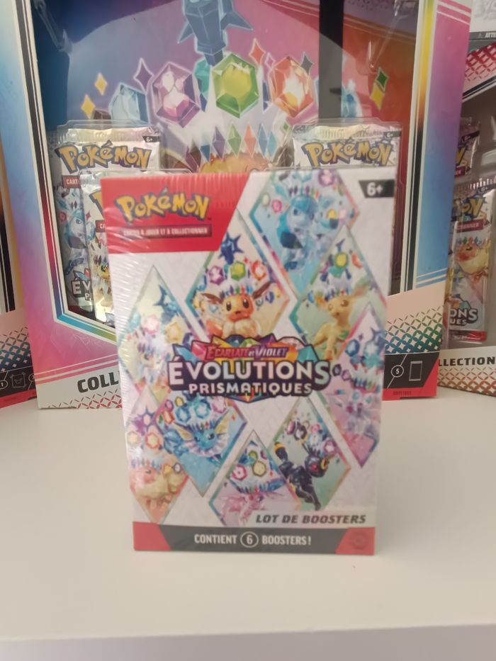 Lot pack bundle coffret pokémon ev8.5 Évolutions
prismatiques neufs fr. - photo numéro 2